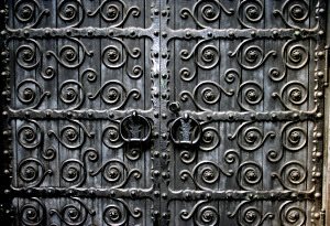 Grace Church Scrollwork Doors, NYC