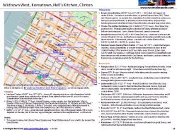 Map of Midtown Manhattan Map of Midtown Manhattan