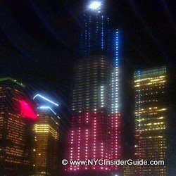 One World Trade Center Night NYC 9-10-2011