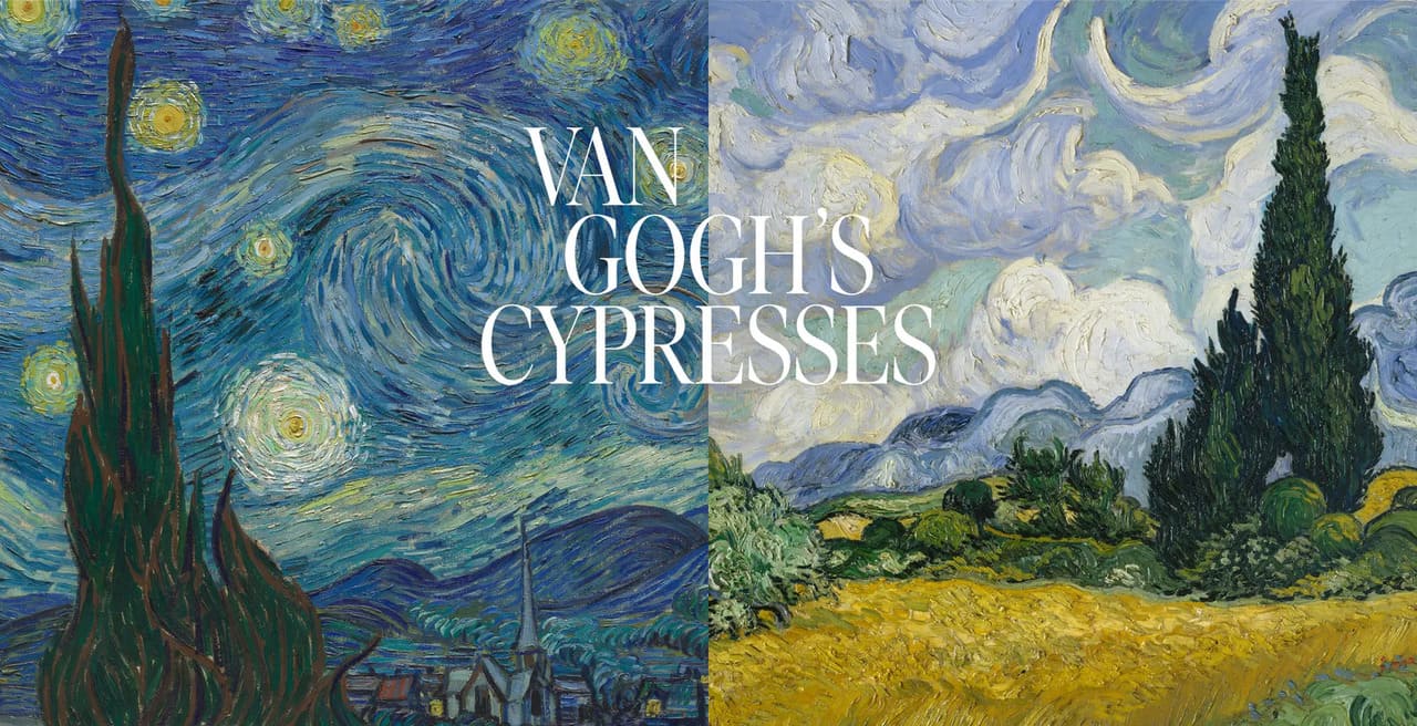 Van Gogh's Cypresses @ The Met
