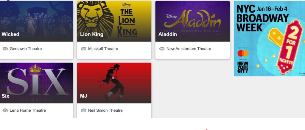 Broadway Week 2024|Broadway Week Fall 2023