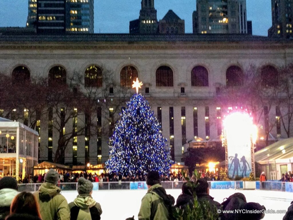Bryant Park Christmas Tree Lighting