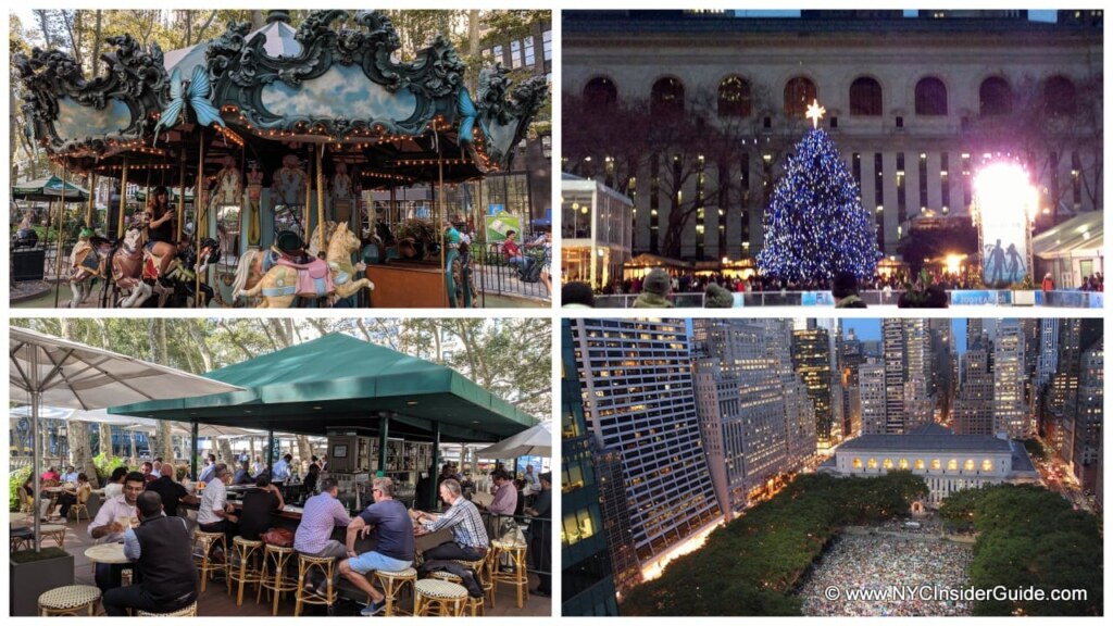 Bryant Park NYC|Bryant Park Map