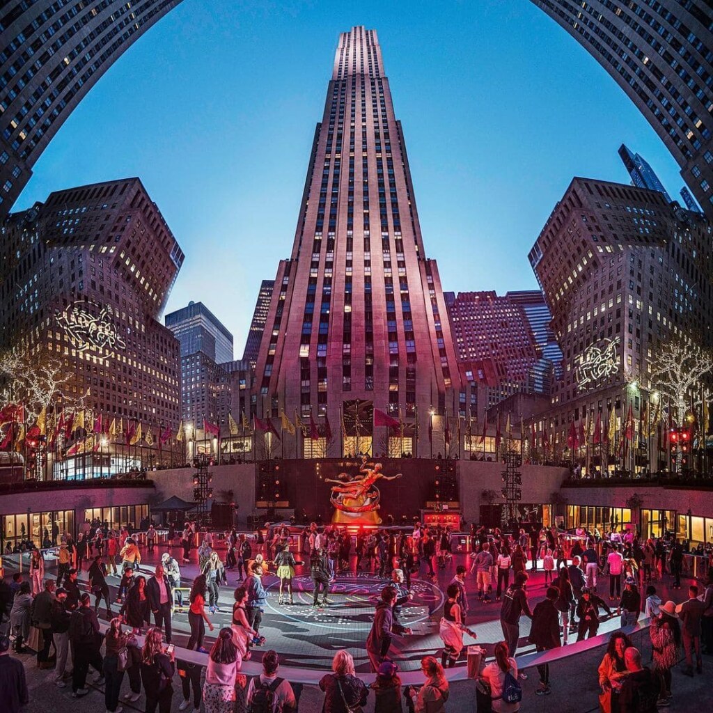 Flipper’s Roller Boogie Palace at Rockefeller Center