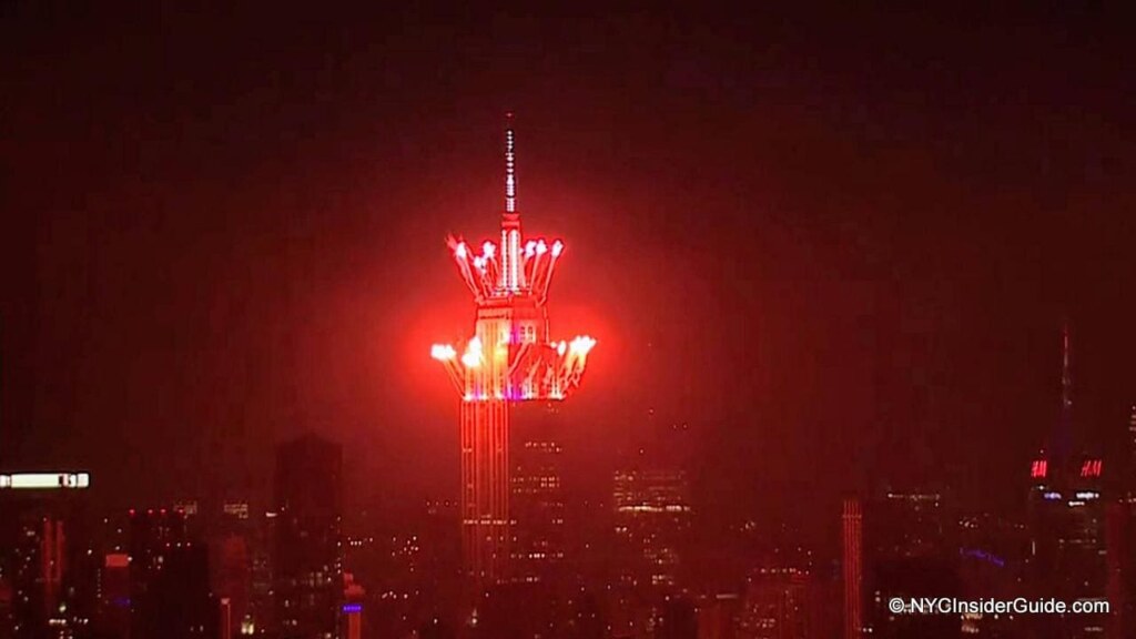 July 4th Fireworks at the Empire State Building