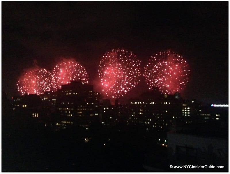 July 4th Fireworks NYC East River