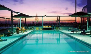 New York City Hotels with Pools|Gansevoort Hotel Meatpacking Rooftop Pool|Skyline Hotel Pool NYC|Equinox Hotel Hudson Yards Pool|The Dominick Terrace on 7 Pool|ModernHaus SoHo Rooftop Pool|Virgin Hotels NYC Pool