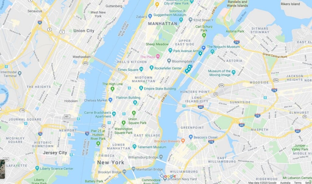 New York City Street Map