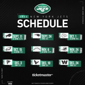 New York Jets Schedule 2023