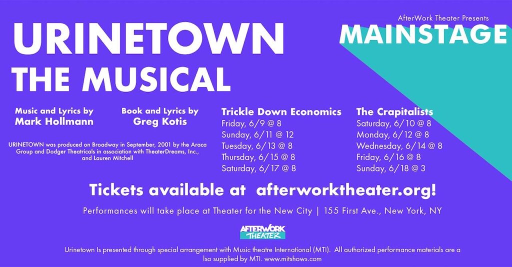 Urinetown the Musical AfterWork Theater June 2023
