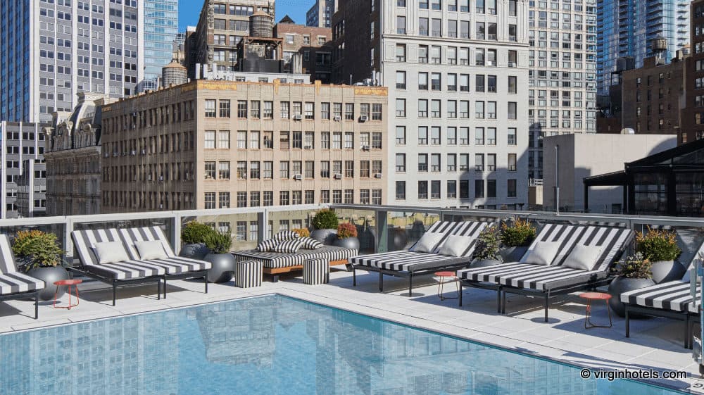 Virgin Hotels NYC Pool|New York City Hotels with Pools